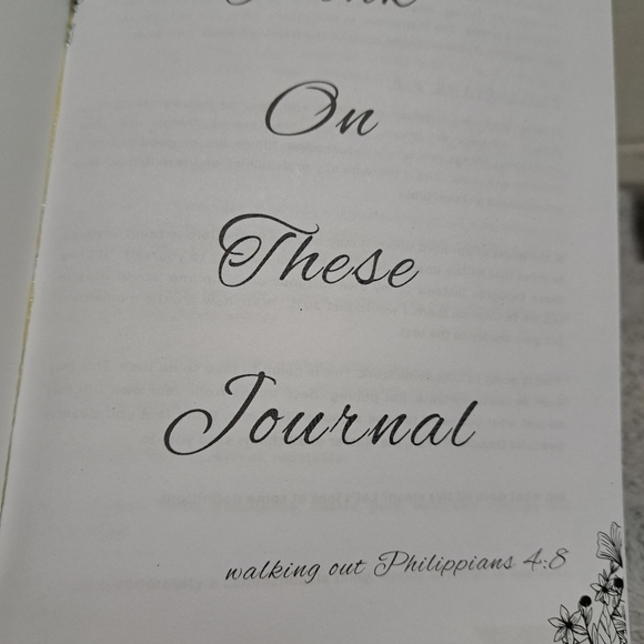 NWT Think on These Journal: Walking out Phillipians 4:8 - Picture 4 of 8